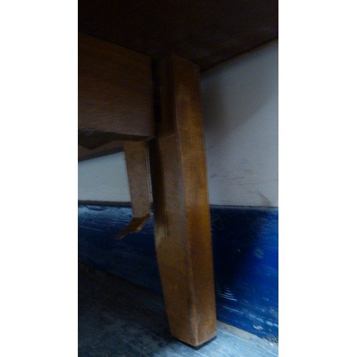 301 - Five-piece mid-century teak bedroom suite by A Younger, c. 1960s, comprising a wardrobe, dressing ta... 