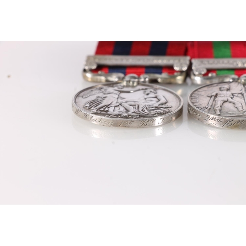 1032 - Medals of 2886 Private W Blakey of the 1st and 2nd Battalion King's Own Scottish Borderers comprisin... 