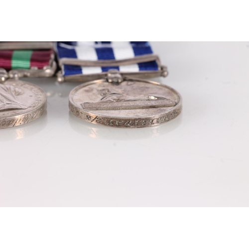 1038 - Medals of 2719 Private J H Halliday of the 2nd Battalion King's Own Scottish Borderers comprising Eg... 