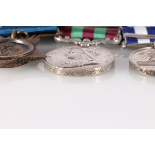 1038 - Medals of 2719 Private J H Halliday of the 2nd Battalion King's Own Scottish Borderers comprising Eg... 