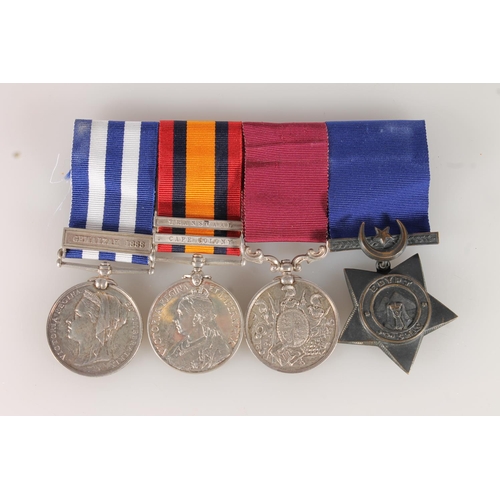 1039 - Medals of 2417 and 3508 Quartermaster Sergeant J Williams of the 2nd Battalion King's Own Scottish B... 