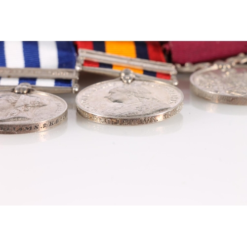 1039 - Medals of 2417 and 3508 Quartermaster Sergeant J Williams of the 2nd Battalion King's Own Scottish B... 