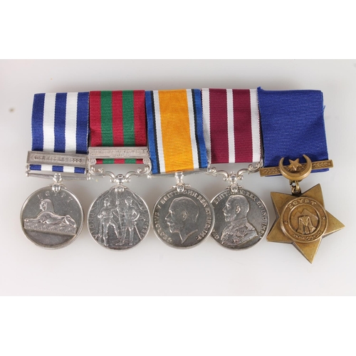 1040 - Medals of 2632 Private A Sutherland of the 2nd Battalion King's Own Scottish Borderers and M1-08675 ... 