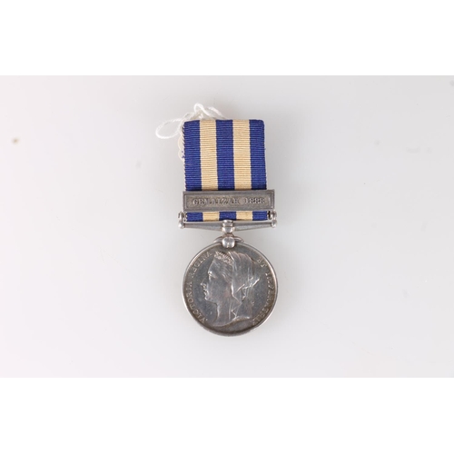 1045 - Medal of 1221 Private J Rhodes of the 2nd Battalion King's Own Scottish Borderers comprising Egypt m... 