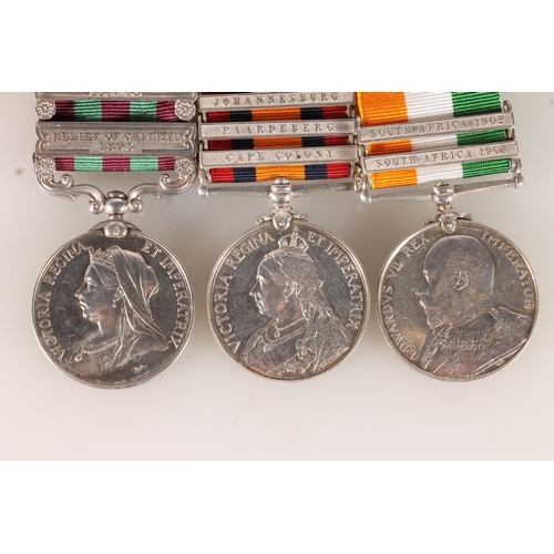 1055 - Medals of 3429 Private A Pope of the 2nd Battalion King's Own Scottish Borders comprising India meda... 