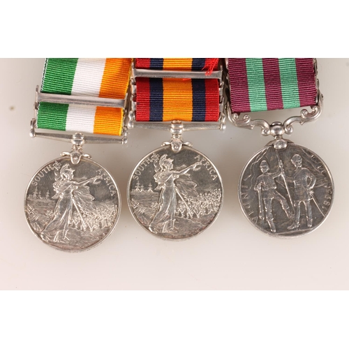 1055 - Medals of 3429 Private A Pope of the 2nd Battalion King's Own Scottish Borders comprising India meda... 