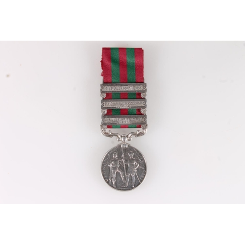 1058 - Medal of 3401 Sergeant C Johnson of the 2nd Battalion King's Own Scottish Borderers comprising India... 