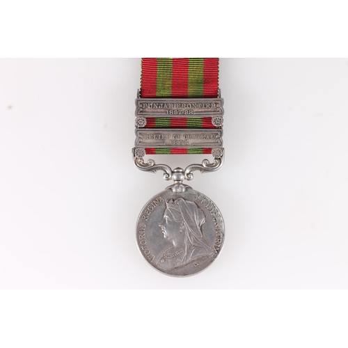 1059 - Medal of Lieutenant R J Chamberlain of the 2nd Battalion King's Own Scottish Borderers comprising In... 