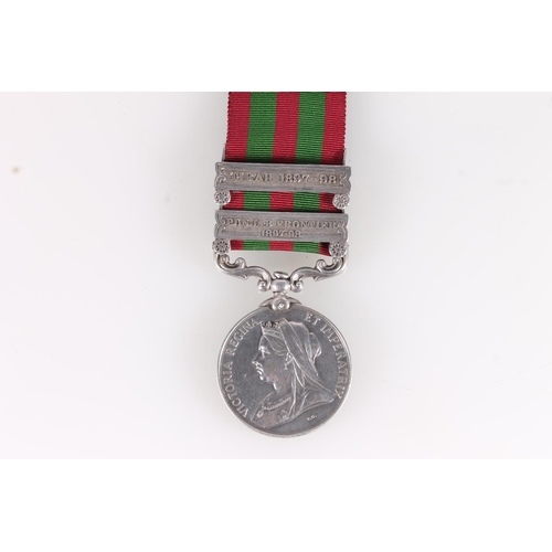 1060 - Medal of 3924 Private H Bayliss of the 2nd Battalion King's Own Scottish Borderers comprising India ... 