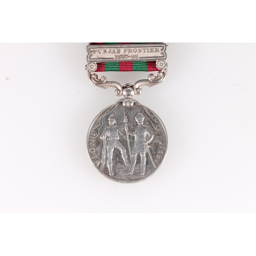 1062 - Medal of 3326 Private W Brown of the 2nd Battalion King's Own Scottish Borderers comprising India me... 