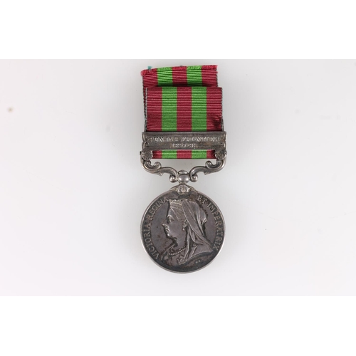 1064 - Medal of 2049 Private V H Imray of the 1st Battalion King's Own Scottish Borderers comprising India ... 