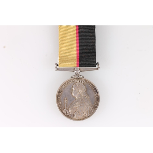 1067 - Medal of 3447 Private P Meade of the 2nd Rifle? Brigade comprising Queens Sudan medal 1899 [3447 PTE... 