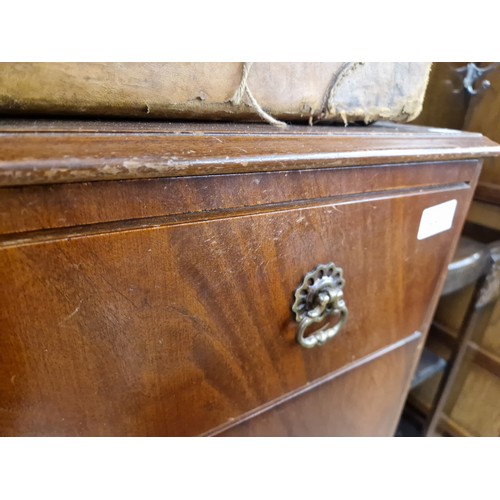 657 - Five drawer mahogany dresser