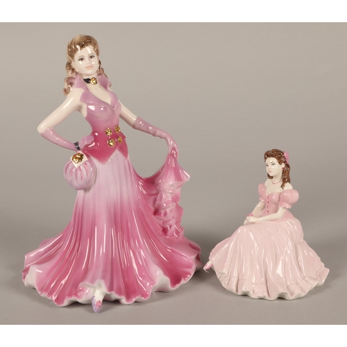 21 - Four Coalport figurines including Ladies of Fashion Patricia with certificate, Annr, Dorothy, and Vi... 