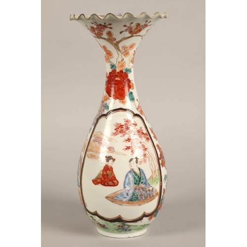 39 - Oriental famille rose vase, 40cm h