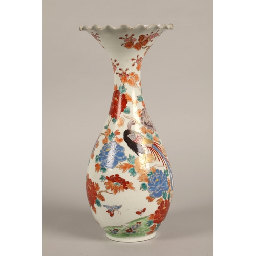 39 - Oriental famille rose vase, 40cm h