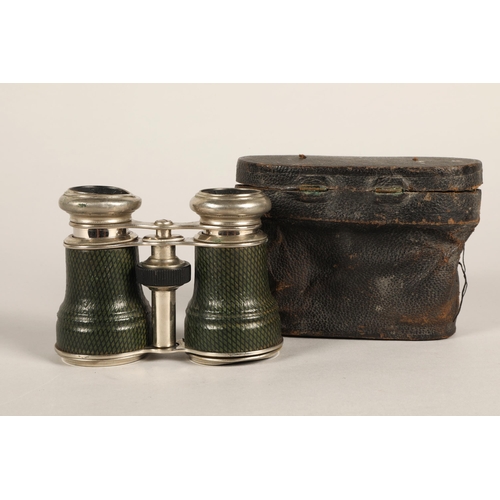 40 - Le Jockey Club Paris pair of cased binoculars