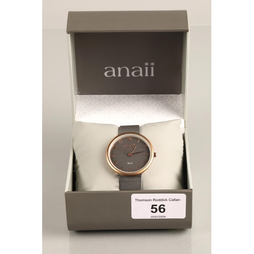 56 - Anaii Silk wristwatch with box