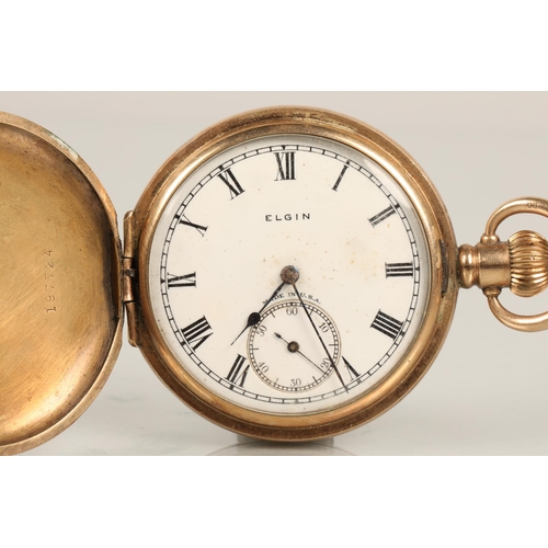 72 - Elgin USA gold plated pocket watch