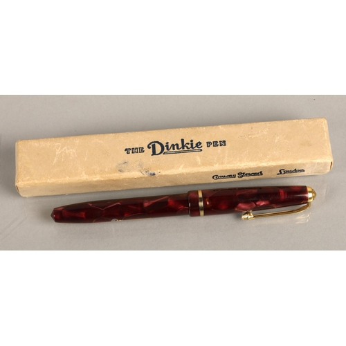 83 - Boxed set of three Parker pens and a Dinkie pen in box