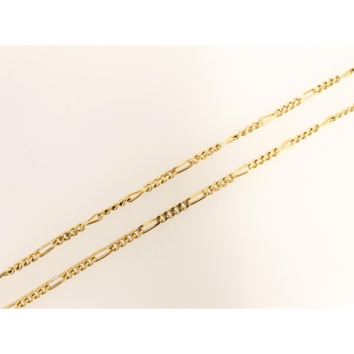 405 - Gold plated necklace.