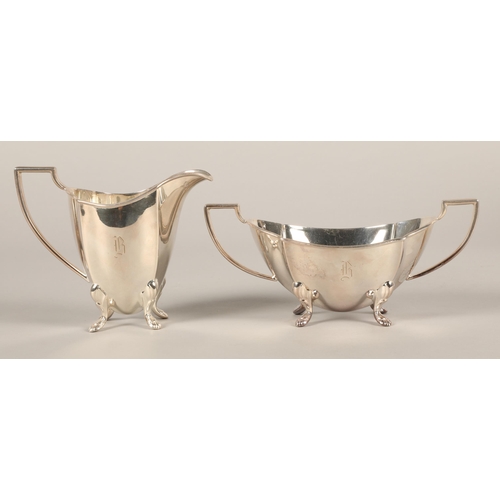 225 - Four piece EPNS tea set