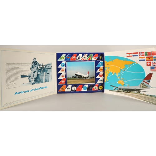 244 - Cadbury's Airlines of the World collectable badges & Shell Great Britons Collection Album