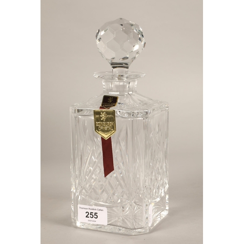 255 - Edinburgh Crystal boxed decanter