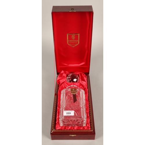 255 - Edinburgh Crystal boxed decanter