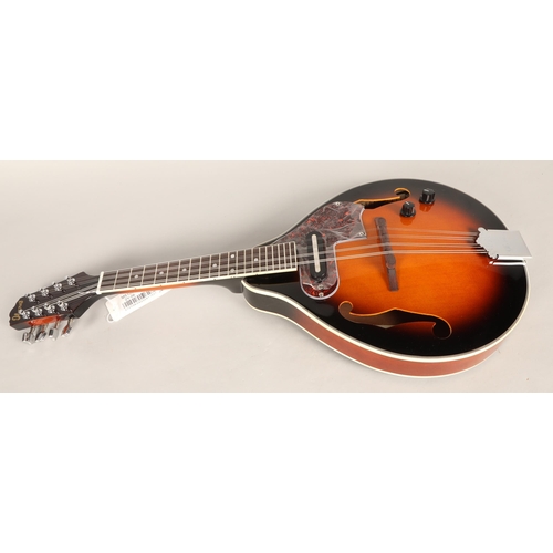 462 - Ibanez M510E-BS mandolin, electric pickup (with box and case) as new