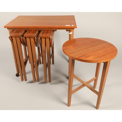 477 - Nest of drop leaf tables