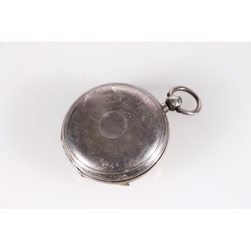 480 - Edwardian full hunter silver pocket watch, Chester 1905.