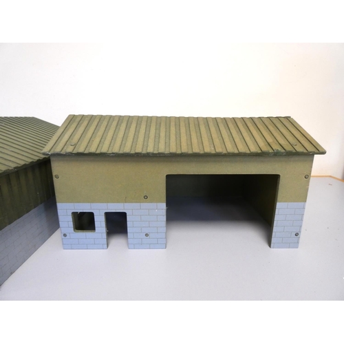 140 - Wolseley Toy Company two 1/32 scale model farm buildings comprising of Silage Clamp 80025 and Farm W... 