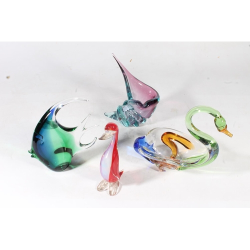 35 - European Art Glass animal figurines.