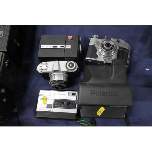 50 - Vintage cameras to include Polaroid Close-up, etc.