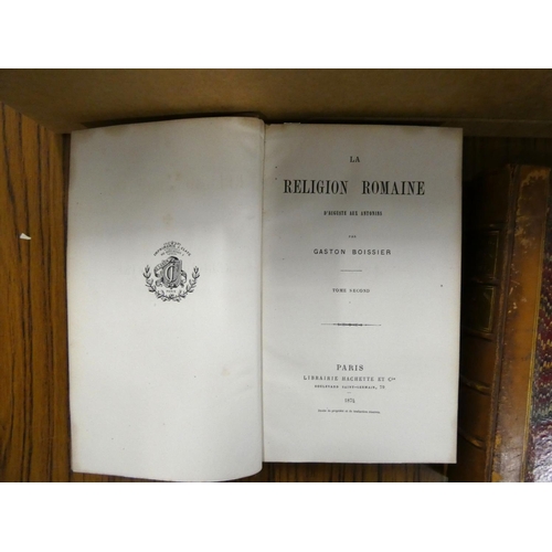 108 - Bindings.  A carton of various vols., calf bindings, etc.