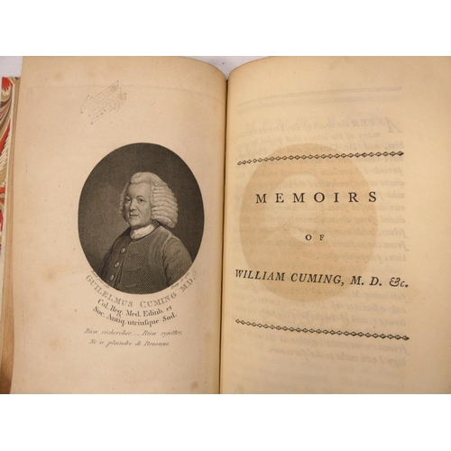 11 - LETTSOM JOHN C.  Memoirs of John Fothergill M.D. Eng. frontis & 5 eng. plates. Rebound... 