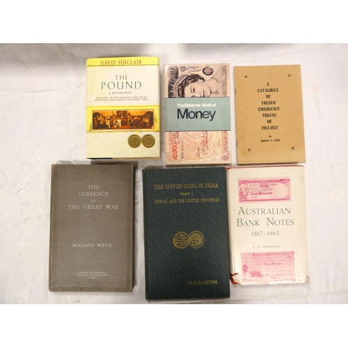 15 - Coin Collecting.  6 various numismatic reference books.