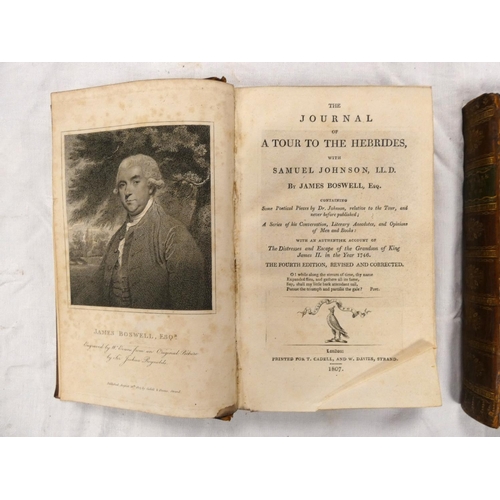 26 - BOSWELL JAMES.  The Journal of a Tour to the Hebrides with Samuel Johnson. 2 eds. Eng. fro... 