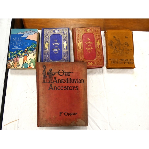 39 - Various.  7 various vols. incl. 1st ed. in clipped d.w. of Noel Coward, Pomp & Circums... 