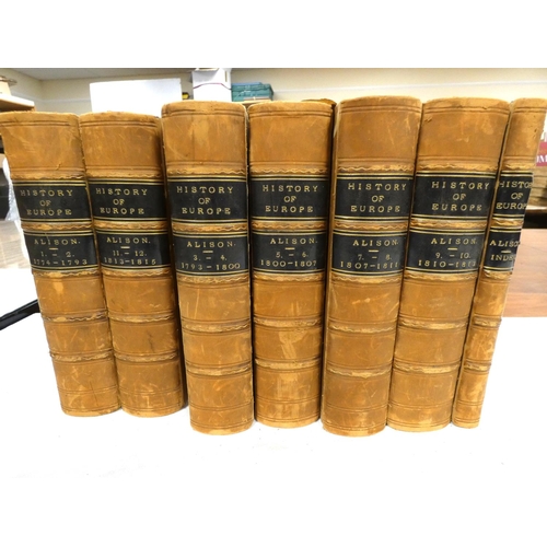 60 - SHAKESPEARE WILLAM.  The Works, ed. by Clark & Glover. 9 vols. Large 8vo. Rubbed calf,... 