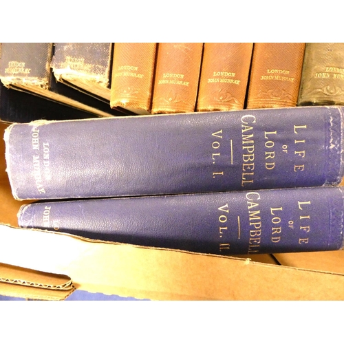 62 - STANHOPE EARL.  Life of William Pitt. 4 vols. Eng. frontis. Well worn cond. in blue cloth ... 