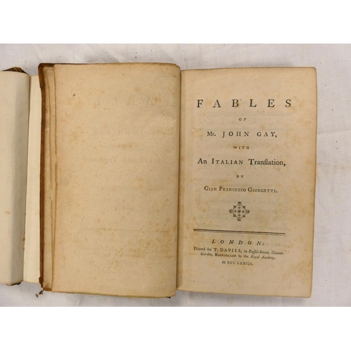 64 - BEWICK THOMAS.  The Fables of Aesop, & Others, With Designs on Wood. Wood eng. text il... 