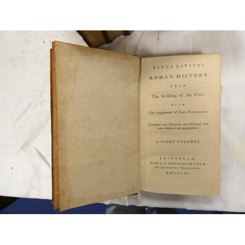 68 - LIVY TITUS.  Roman History from the Building of the City, With the Supplement of John Frei... 