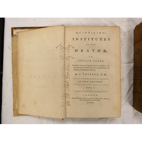 72 - STANYAN TEMPLE.  The Grecian History. 2 vols. Eng. frontis, fldg. eng. map & eng. plates. Large ... 