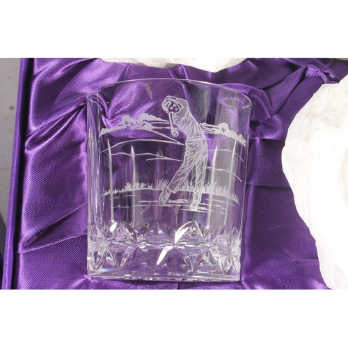 262 - Pair of Edinburgh Crystal wine glasses, a pair of Edinburgh Crystal tumblers and four other Edinburg... 