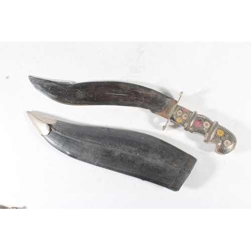 299 - Indian or Persian knife and two daggers.