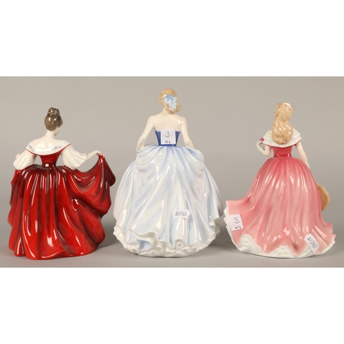 3 - Three Royal Doulton figurines to include Sara HN2265, Rosie HN4094, and Susan HN4532(3)