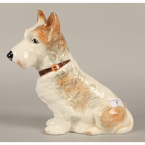 7 - A Large Sylvac Westie terrier dog figurine, 29cm h