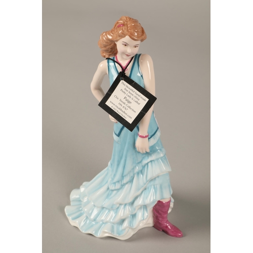 9 - Four Royal Doulton figurines including Paige HN4767, Tiffany HN4771, Julie HN3878, and Katie HN4859(... 